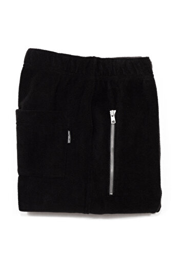 Cottonland Men's Patagonia Regular Waist Leg Elastic Jogger Fleece Pants Black