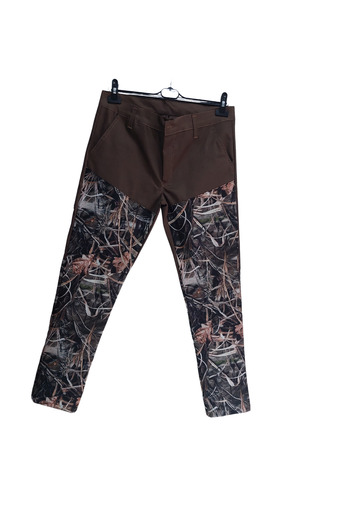 BeyzDenim Forest Pattern Brown Camouflage Crotch Leggings Waterproof Hunting Pants
