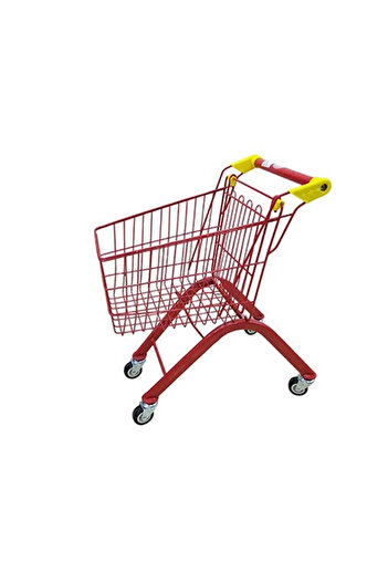 IQTENA Foldable Iron Shopping Cart for Kids