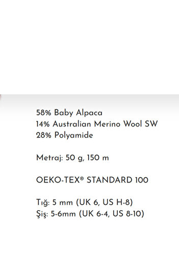 Gazzal Alpaca Air %58 Baby Alpaka İpliği - Yumuşak, Hafif ve Doğal Kışlık Örgü İpliği 50g/150m