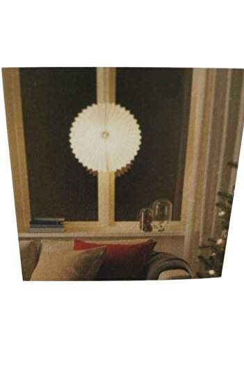 IKEA IKEA Strala Large Origami Paper Round Lamp