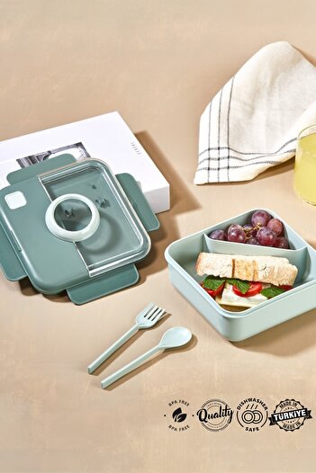 MUF HOME Lunch Box Lunch Box Set - Sportsmen Diet Student Fitness School Workplace Lunch Box 1250 ml