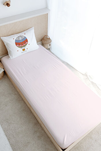 Tuğba Kuğu Zezig X Royal Series - Single Fitted Sheet Set - Pink