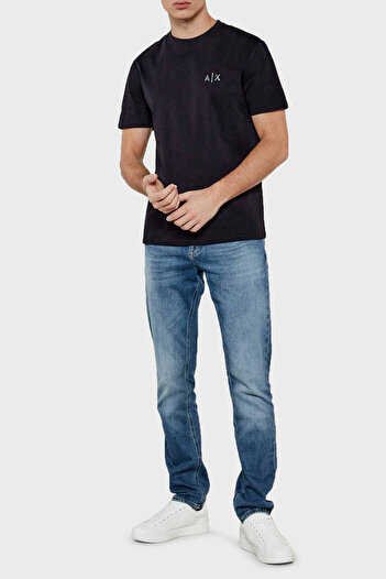 Armani Exchange Ανδρικό μπλουζάκι με λαιμόκοψη Armani Exchage - 100% βαμβάκι, κανονική εφαρμογή XM 000327   AF10364 UB101