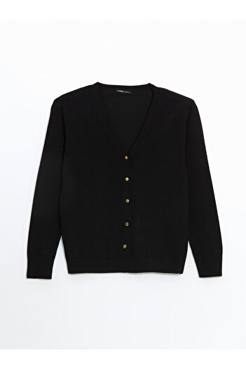 LC Waikiki Lcwaikiki Classic V-Neck Women's Knitwear Cardigan