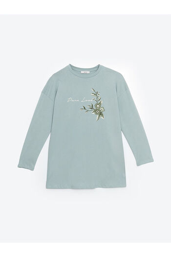 LC Waikiki Lcw Eco Crew Neck Floral Women's Tunic