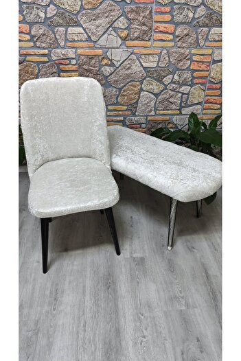 COVER TEKSTİL 4 SANDALYE 1 PUF KILIFI