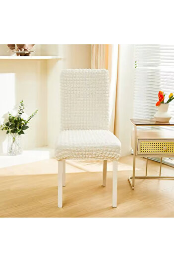 ÖZMAKAN Chair Cover Without Wrapped Skirt, Cover 6 Pcs
