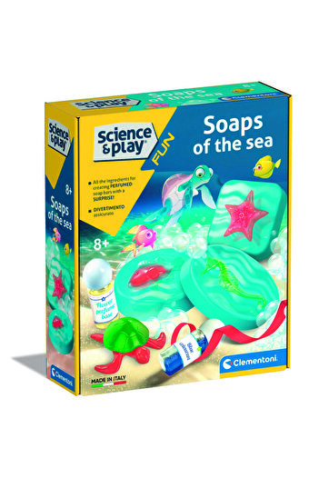 CLEMENTONI Science & play- Soaps of The Sea - for Age 8+ Years Old