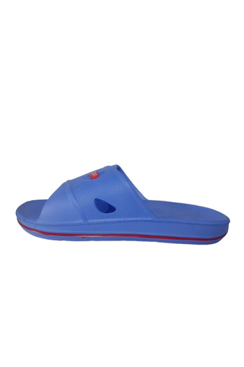 GEZER Men's Dark Blue-Red Cross Stripes Ultra Light Casual Slippers Gzeerr007-021