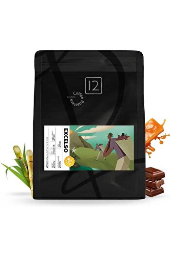 12Cups Colombia Excelso Coffee Beans Roasted 250 G
