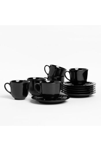 mastergold 6pcs Tea Cup and Saucer Set 160ml Healthy Melamine Unbreakable Dishwasher Safe