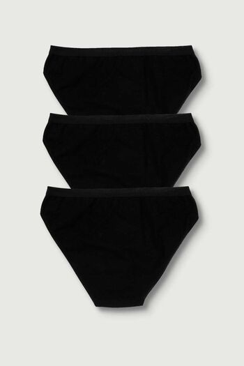 ENTAHA Tutku Women's Black 3 Pack Bikini Panties Elf568T0635Ccm3