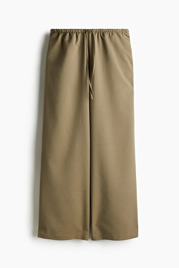 H&M Büzgü Bağlı Gabardin Pantolon