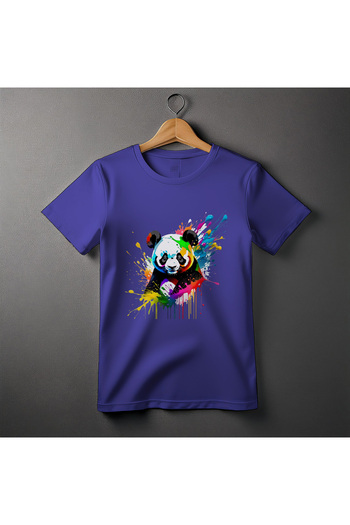 Ozzy Unisex Panda Pattern 1 Digital Printed Tshirt