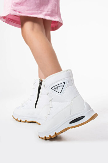 Bitmedeniste Girl's Boots - Comfortable, Flexible, Laced and Useful Orthopedic