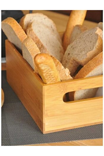 BALSA Bambu Ekmek Sepeti 25x14x8 cm MK2514