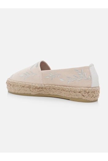 Su Espadril Naima Ekru-gümüş Kadın Düz Espadril