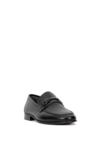 Ayakkabı Fuarı Elit Gtma201 - Men's Black Genuine Leather Jurdan Classic Shoes