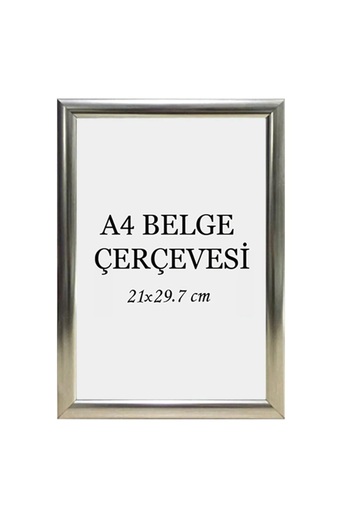 asel sanat A4 Frame - No Glass with Pvc Glass - Diploma Frame - Document License Certificate Frame - 21X30 Frame
