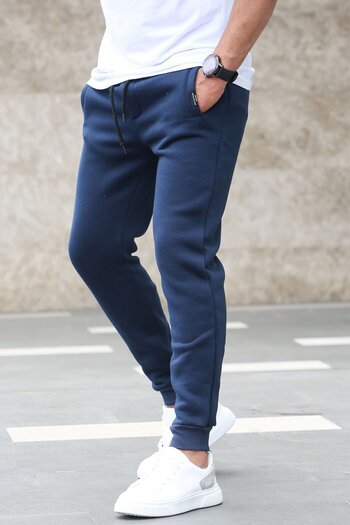 Madmext Basic Navy Blue αθλητική φόρμα 4210