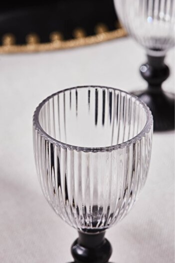 Karaca Rocco 6'lı Kahve Yanı Bardağı Siyah 60 Ml