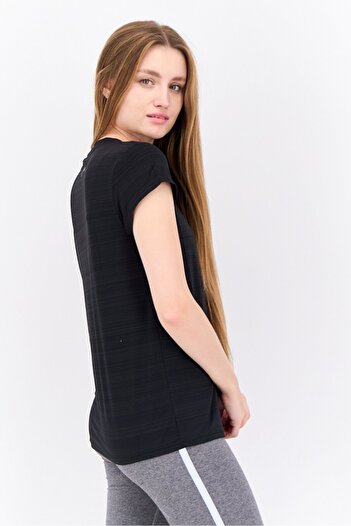 Head Women Relaxed Fit Short Sleeve Outdoor T-Shirt, Black