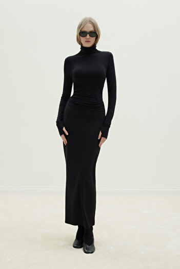 Suud Collection Black High Top Bodysuit