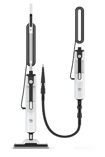 Fakir Steam cleaner 2in Duo Steam, 1400W, 380ml tank, 15-32 ml/min, 9 accessories, 15sec heat-up