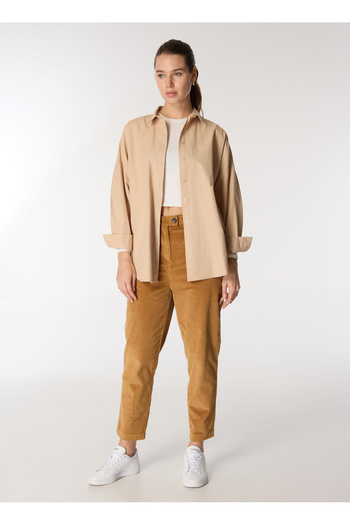 Sisley Normal Waist Normal Cinnamon Women's Pants 40Lplf03Z