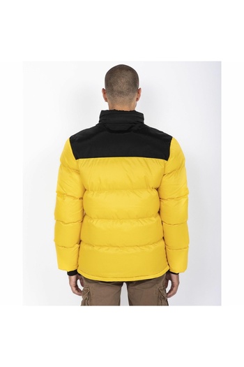 SCHOTT Ανδρικό κίτρινο μπουφάν Schott Blouson Empiecement Et Broderie -XXL