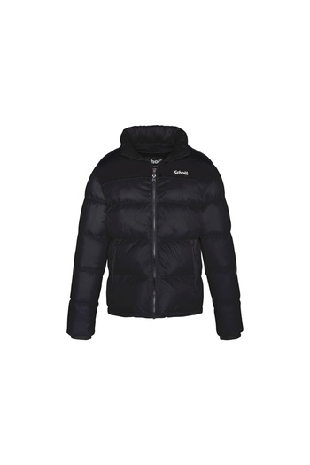 SCHOTT Ανδρικό μαύρο σακάκι Schott Blouson Empiecement Et Broderie -M