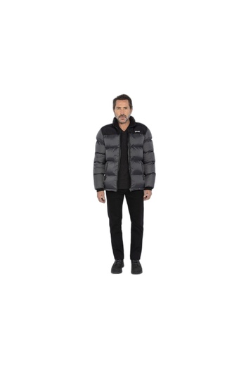SCHOTT Ανδρικό ανθρακί μπουφάν Schott Blouson Empiecement Et Broderie -XXL