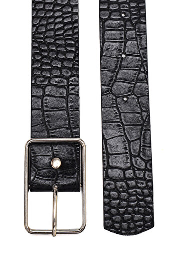 Paçuli Moda Square Buckle Belt