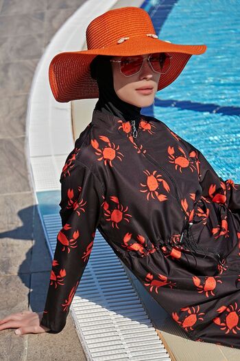 Remsa Mayo Parasut Fully Covered Hijab Swimsuit R080 Crab