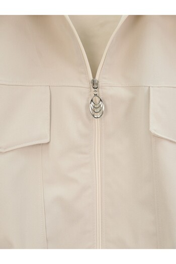 Modamorfo Beige Colored Set - Elastic Waist Skirt