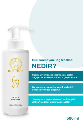 Glam More G9 No Rinse Hair Mask 500 ml Leave-In & Styling Care Mask