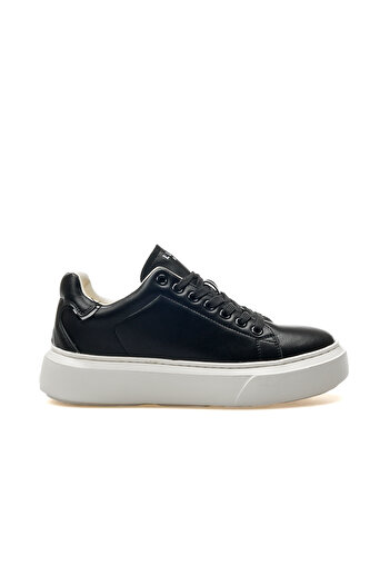 Lufian Amy Women's Black Genuine Leather Casual Shoes - 24K 121230016
