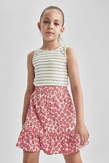 DeFacto Girl's Regular Fit Skirt