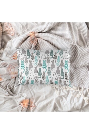 Şen Dekorasyon Cats Pillow Case