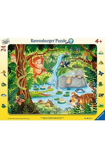 Genel Markalar 24 Parça Çerçeveli Puzzle Jungle 061716