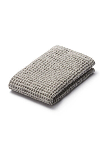 Salvia Dione 40 X 45 cm Gray Pique Kitchen Drying Cloth and Mat - 100% Cotton Set of 2