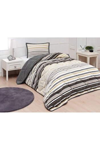 Merinos Comforter Single Duvet Set Luca Yellow 160X240 (Interface Cream)