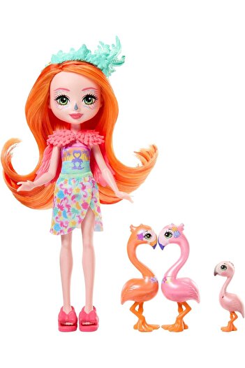 Enchantimals Popüler Karakter Bebekler Spring Flamingo Fnh22-hrx85