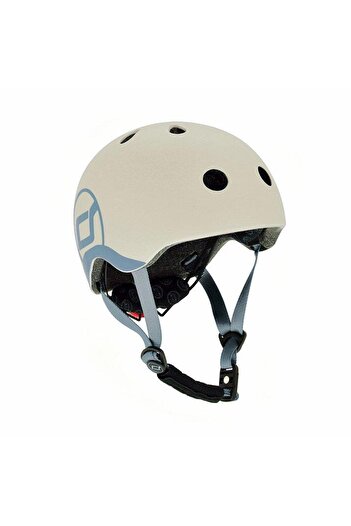 SCOOT AND RIDE Helmet Bebek Kaskı Xxs-s Açık Gri 181206-96360
