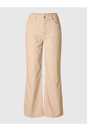 Selected Femme Jeans mit weiter Passform und hoher Taille