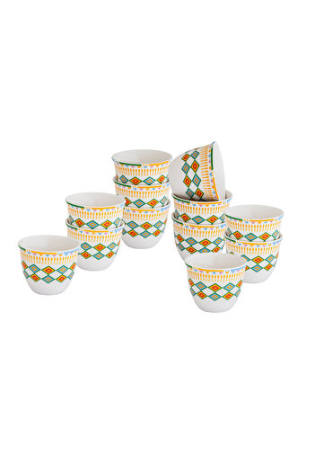 HIC Saudi Coffee Cup Set 12 Pieces