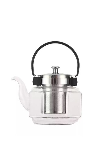ABAREEK 1200ml Glass Teapot with Removable Infuser