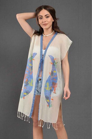 Dosimira Sea Group Kimono