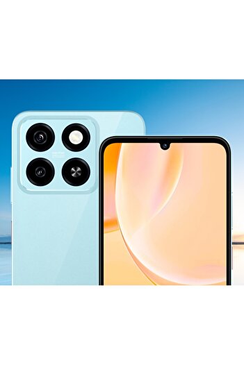 ZTE هاتف Blade A55 ثنائي الشريحة، ذاكرة وصول عشوائي 4 جيجابايت + ذاكرة وصول عشوائي 8 جيجابايت + ذاكرة تخزين داخلية 128 جيجابايت، يدعم تقنية الجيل الرابع (أزرق مائي) - الإصدار الدولي